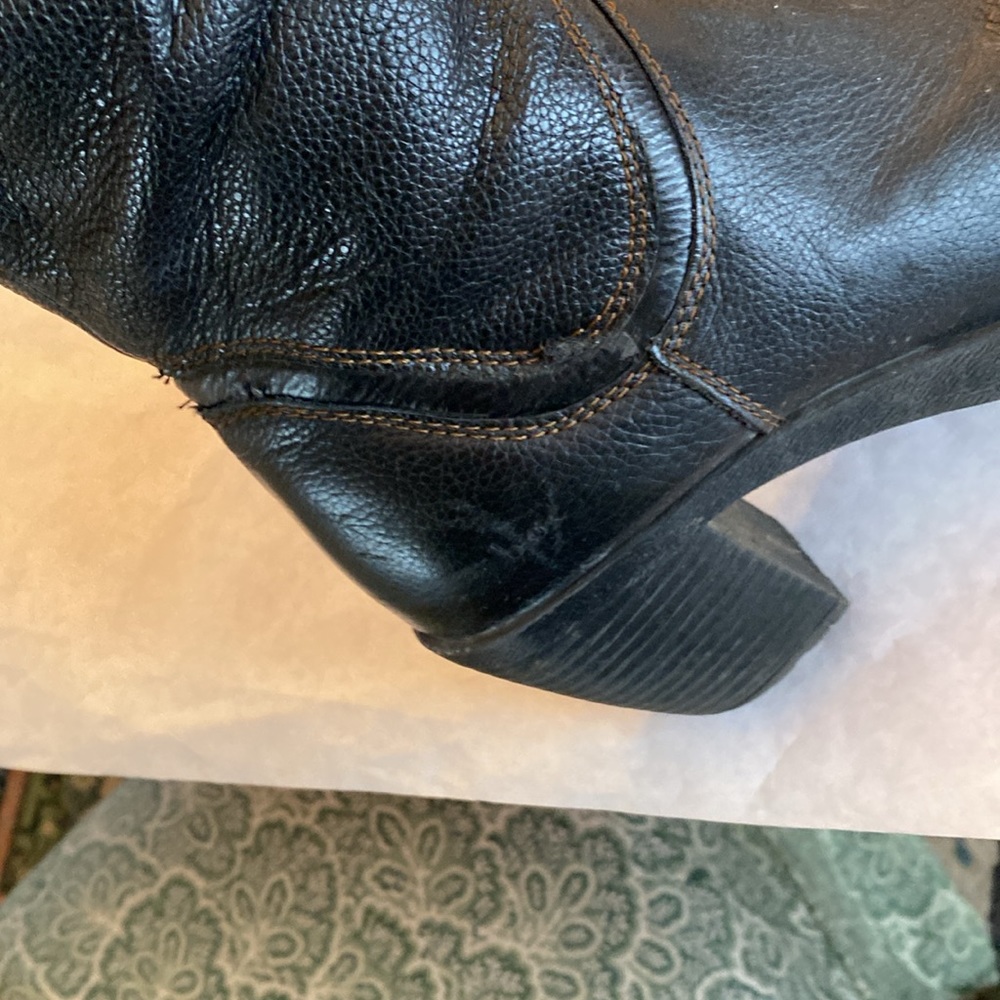 BOC black leather boots size 9 - Picture 4 of 7